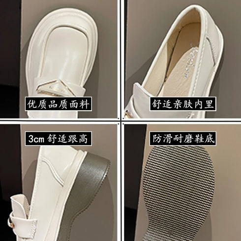 Shallow Mouth Clogs Platform Loafers